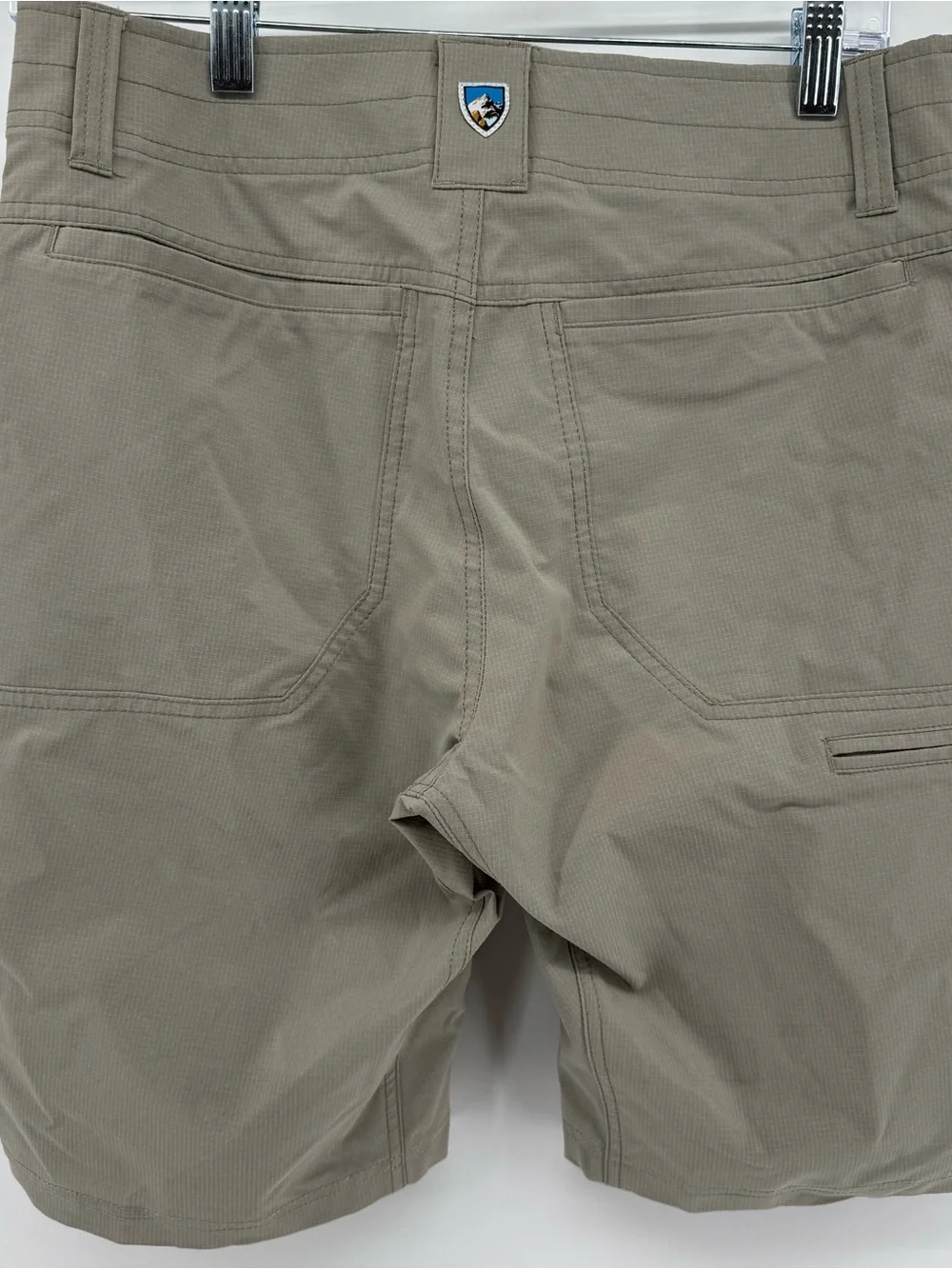 Kuhl Resistor Lite Chino Shorts Mens 30 Beige Stretch Gorpcore 32x9.5” Outdoor
